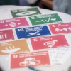 Sustainable Development Goals cards on table