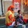 Calaso* (37) is a mother of five children. Calaso and her family moved to the refugee camp due to recurring droughts. She brought her child to the MCH (Maternal & Baby Health Center) in Siinkadheer after her child became malnourished. (Photo: Mustafa Saeed/Concern Worldwide)