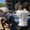 Concern teams at Mpagira warehouse and food distribution centre, Malawi. Photo: Jane Allen/Concern Worldwide