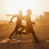 Children play football at a Concern-supported internal displacement camp in northern Iraq. Photo: George Henton/Concern Worldwide
