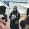 Yemen team in IDP camp