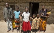 15 year old Liliana Mwenza wa llunga and her family in in her village, Mulombwa, DRC. Photo: Concern Worldwide.