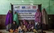 Local women attend a meeting of their Self-Help Group. Photo: Marco Gualazzini/ Concern Worldwide.