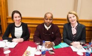 Concern Debates 2017-2018 Semi Final Adjudicators (L-R Emmanuel George, Sandra Marie Donohoe, Marie Griffin. Photo: Ruth Medjber / Concern Worldwide.