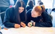 Students taking part in Concern’s annual Agents of Change event in Croke Park. Photo: Ruth Medjber/ Concern Worldwide.
