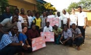 Sierra Leone Education team pictured after a training session.