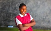 Colalih Thomas (14) wants to be an engineer. She is a student in Sekeni Primary School. Photo: Jason Kennedy / Concern Worldwide