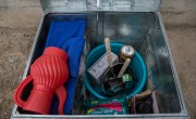Survival Kits include blankets, kitchen utensils, matches, vital hygiene items and a light, among other essentials’. Photo: Stefanie Glinski / Concern Worldwide