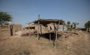 A mud home in Sindh province, Pakistan
