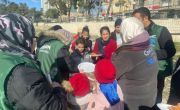 Concern team deliver hot food to survivors of the earthquake at the Akcakale community and reference centre in the Haliliye district Sanliurfa Photo Concern Worldwide