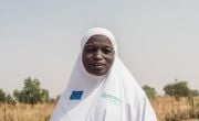Chawada Aboubacar, in Niger, gained market gardening skills through a livelihoods programme funded by the EU. Photo: Apsatou Bagaya/Concern Worldwide