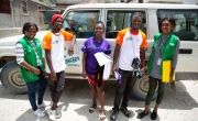 Members of Concern's social protection team, Haiti. Photo: Kieran McConville/Concern Worldwide