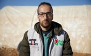 Muhammed, Field Project Officer, with Concern's in-country partner Syria Relief. Photo: Ali Haj Suleiman/DEC/Fairpicture