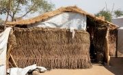 Nayla's home at refugee camp in eastern Chad. (Photo: Eugene Ikua/Concern Worldwide)