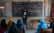 Students attending classes at Jalaqsan School, Somalia. (Photo: Mustafa Saeed/Concern Worldwide)