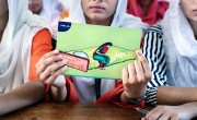 A menstrual hygiene session for girls in Bangladesh. (Photo: Concern Worldwide)