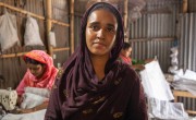 Zosha Aktar is a bag maker in Dhaka. Concern has helped her set up her business which now hires people from the local area. (Photos: Lucy Bloxham/Concern Worldwide)
