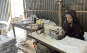 Zosha Aktar is a bag maker in Dhaka. Concern has helped her set up her business which now hires people from the local area. (Photos: Lucy Bloxham/Concern Worldwide)