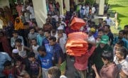 Initial emergency distributions following the 2024 floods in Bangladesh take place in Noakhali district. Photo: Akram Hossain/Concern Worldwide