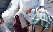 Nour Khalifa working in Gaza