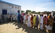 An emergency aid distribution in Sudan, where 33.7 million people will require assistance in 2026. Photo: Concern Worldwide