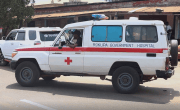 An ambulance at Rokupa Government Hospital, Freetown, Sierra Leone. Photo: Concern Worldwide