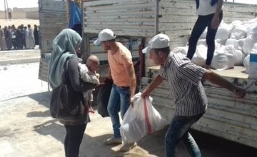 Food Basket distribution in  Syria. Photo: Concern Worldwide