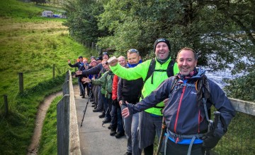 Concern Challengers starting on the UK Challenge. Photo: Concern Worldwide.