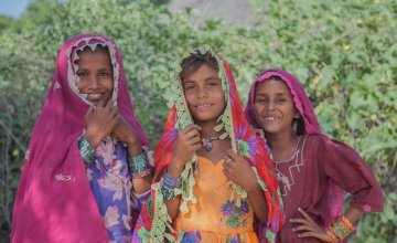 Raishma, Kawi, Niymat from Ropubheel village, Umerkot district, Pakistan. Photo: Concern Worldwide. 