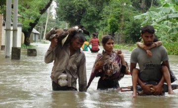 Heavy rain triggers deadly flooding in the North and North Eastern 14 districts of Bangladesh in August 2017. Photo: Kazi Altab / Concern Worldwide. 