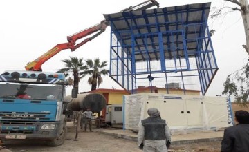 The installation of a generator to ensure communities have continuous access to water