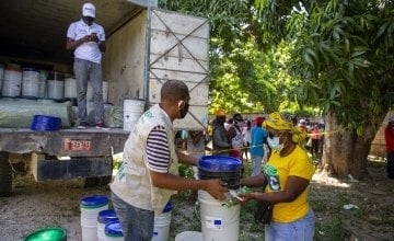 Concern distribution in Haiti during COVID-19.