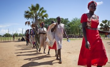 South Sudan Women Walking