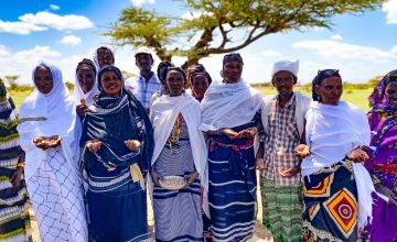 Members of Chalbi Salt Self Help Group in northern Kenya. Photo: Jennifer Nolan