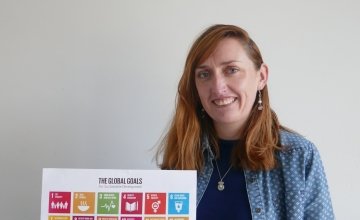 Project Us digital café coordinator with Concern Worldwide, Aimée Vaughan. Environment saving ideas to be discussed on February 17 and 24.