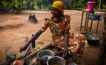 Adrenise in the village of Kaiha, Manono Territory. Photo: Hugh Kinsella Cunningham/Concern Worldwide