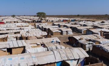 Emergency shelters in South Sudan
