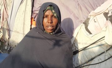 Deeqa is a mother of nine children - four boys and five girls. Photo: Abdiaziz Ibrahim / Concern Worldwide.