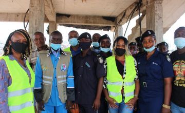 Concern staff at fire in Sierra Leone