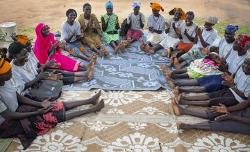 Mothers support group in South Sudan