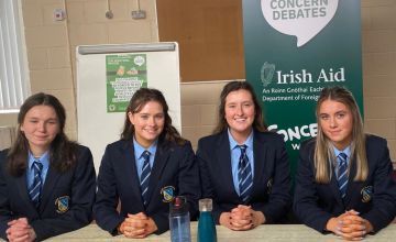 The Concern Debates team finalists for Mount Saint Michael are left to right Captain Lauren O’Donovan, Orna O’Brien, Ellie McCarthy and Orla Tobin.