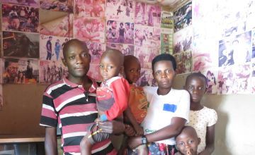 Violette and her family in Burundi. Photo: Concern Worldwide.