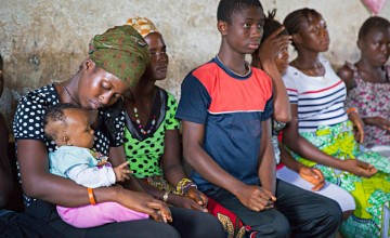 Reproductive health class in Sierra Leone