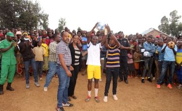 An awareness campaign on HIV/AIDS prevention and family planning by Concern Rwanda