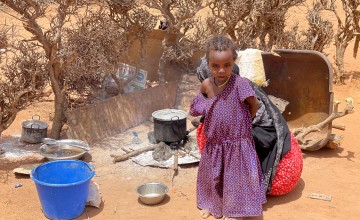 A young girl in Somaliland