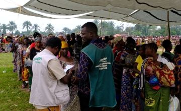 Concern team in DRC provided emergency distributions for households fleeing conflict reaching over 10,000 households