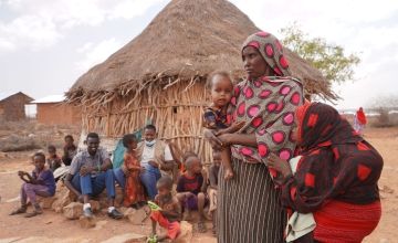 Bishaaro has twelve children, three of whom are under five. Feeding such a large family has become increasingly difficult. Photo: Conor O'Donovan/Concern Worldwide