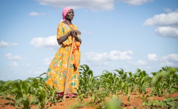 Farmer Mumina Mohamed, who is part of Concern’s Lifesaving Education and Assistance to Farmers (LEAAF) programme in Subo village, Tana River, Kenya.