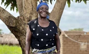 Kalunga Fatuma Jeanne, a beneficiary of the MAC project in DRC