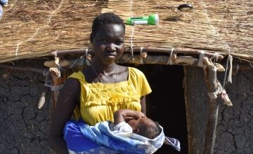THIS healthy baby girl brought joy amid great misery at a remote clinic in South Sudan where aid workers are desperately trying to prevent famine and save people dying from hunger.
